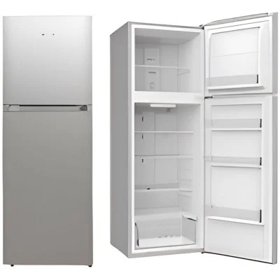 Skyworth Top Freezer Refrigerator, 420 Liters (14.8 Cubic Feet) - Silver